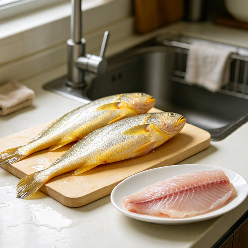 Golden Yellow Croaker, Whole & Filleted - image 2