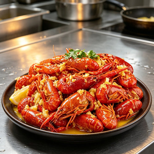 Garlic Butter Crawfish, Ready to Serve - image 2
