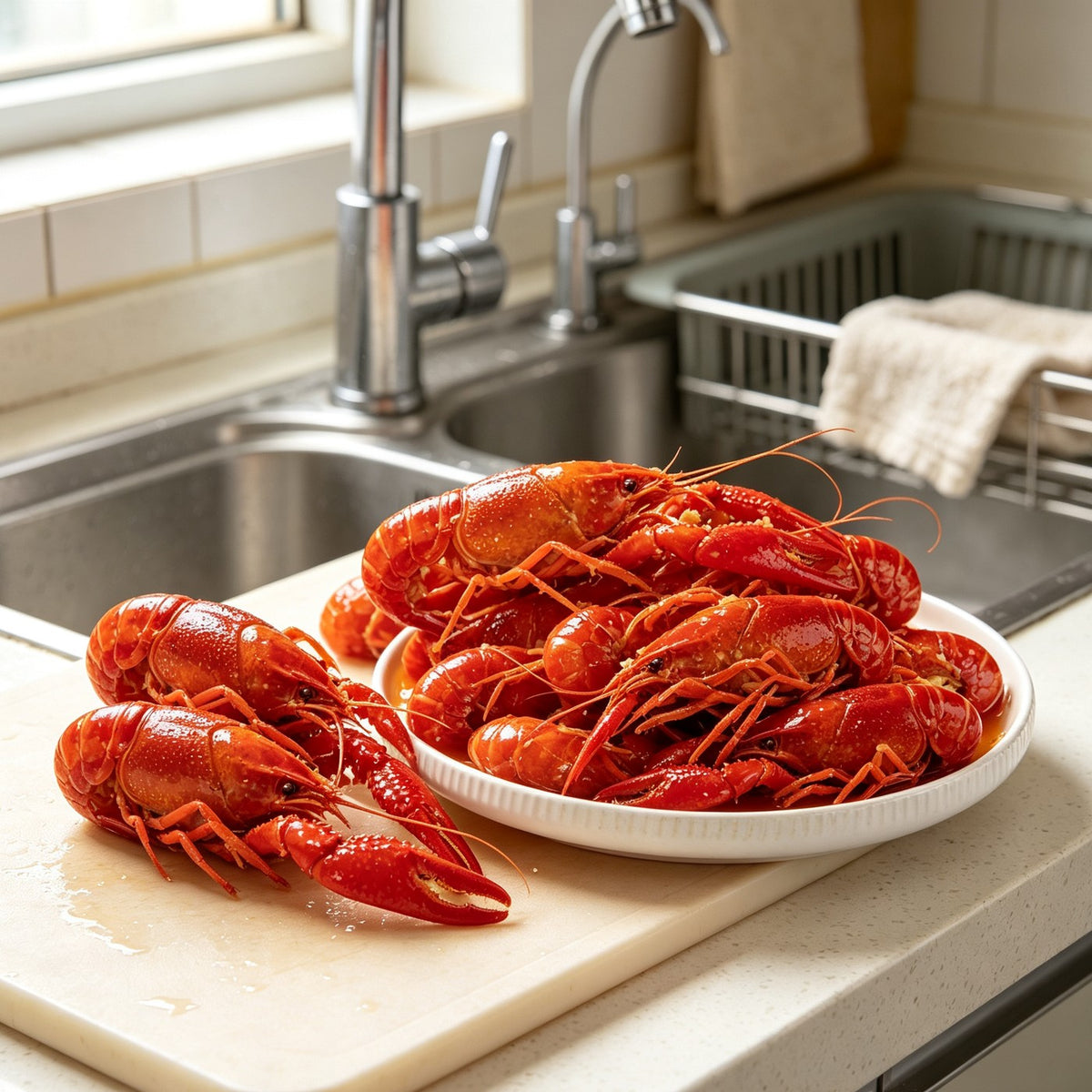 Garlic Butter Crawfish, Ready to Serve - image 3